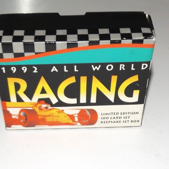1992 All World Racing Limited Edition 100 Card Keepsake Box Set - Picture 3 of 7